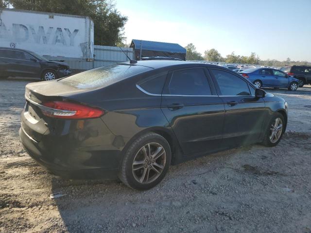 3FA6P0H76JR277895 - 2018 FORD FUSION SE BLACK photo 3