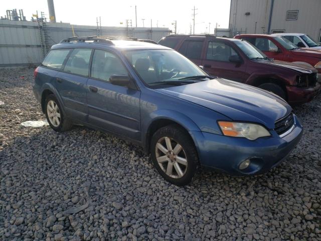 4S4BP61CX77319807 - 2007 SUBARU LEGACY OUTBACK 2.5I BLUE photo 4