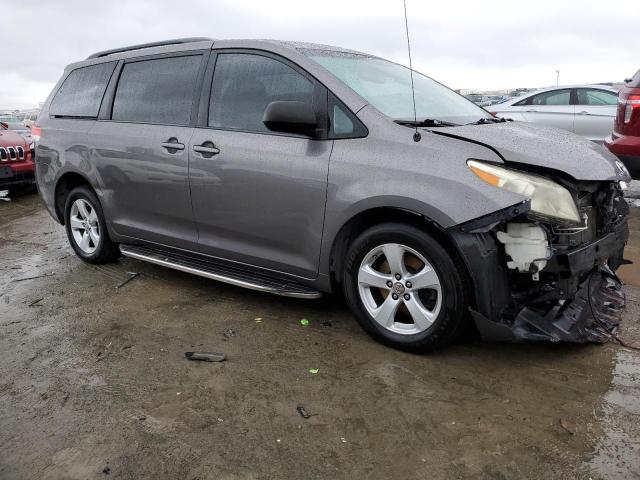 5TDKA3DC3BS005494 - 2011 TOYOTA SIENNA BASE GRAY photo 4