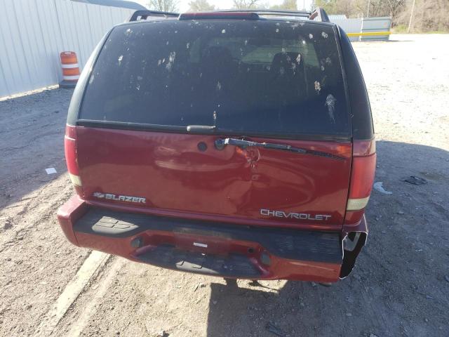 1GNCS13X13K153217 - 2003 CHEVROLET BLAZER BURGUNDY photo 6