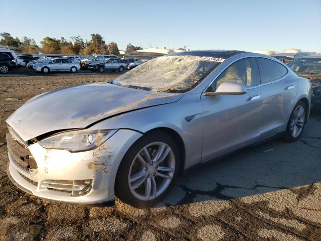 5YJSA1CN4DFP06088 - 2013 TESLA MODEL S Արծաթագույն լուսանկար 1