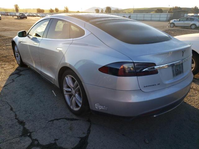 5YJSA1CN4DFP06088 - 2013 TESLA MODEL S Արծաթագույն լուսանկար 2