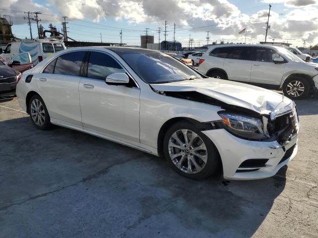 WDDUG8CB3HA327240 - 2017 MERCEDES-BENZ S 550 WHITE photo 4