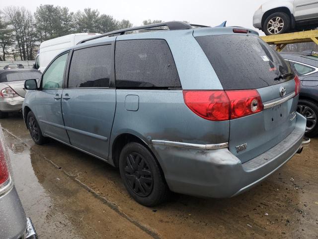 5TDZK23C48S103420 - 2008 TOYOTA SIENNA CE BLUE photo 2