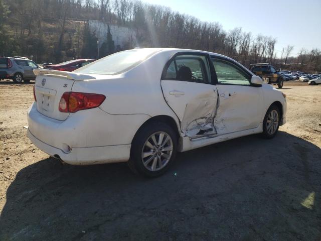 1NXBU4EE7AZ367170 - 2010 TOYOTA COROLLA BASE WHITE photo 3