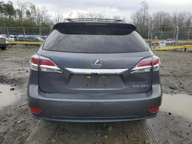 2T2BK1BA0FC326809 - 2015 LEXUS RX 350 BASE GRAY photo 6