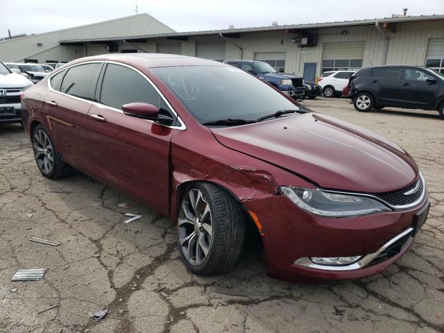 1C3CCCEG9FN589450 - 2015 CHRYSLER 200 C MAROON photo 4