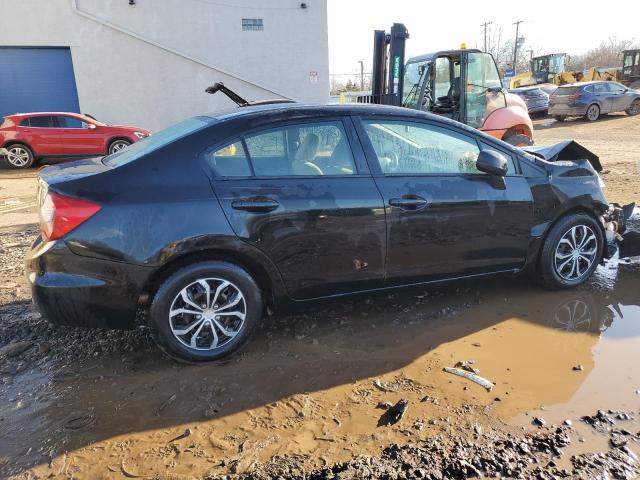 19XFB2F53CE383074 - 2012 HONDA CIVIC LX BLACK photo 3