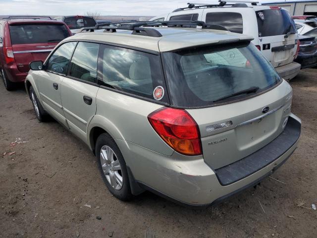 4S4BP61C457336955 - 2005 SUBARU LEGACY OUTBACK 2.5I BEIGE photo 2