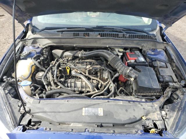 3FA6P0HR3DR162984 - 2013 FORD FUSION SE BLUE photo 11