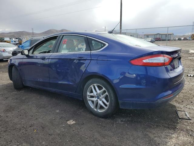 3FA6P0HR3DR162984 - 2013 FORD FUSION SE BLUE photo 2