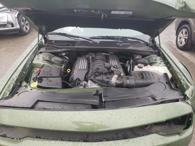 2C3CDZFJ9MH564077 - 2021 DODGE CHALLENGER R/T SCAT PACK GREEN photo 11