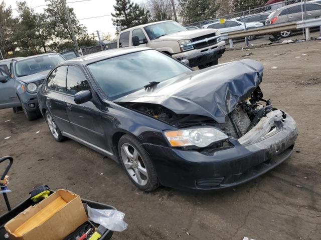 4S3BL626767204489 - 2006 SUBARU LEGACY 2.5I LIMITED BLACK photo 4