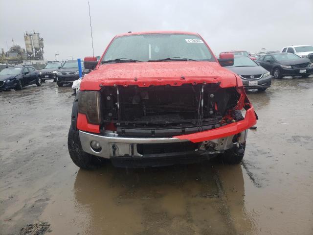 1FTFW1CT3EKF61714 - 2014 FORD F150 SUPERCREW RED photo 5