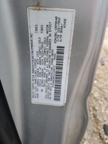 5TESM92N53Z180672 - 2003 TOYOTA TACOMA XTRACAB PRERUNNER ვერცხლისფერი ფოტო 12