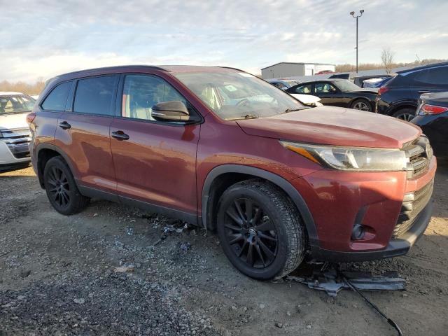 5TDJZRFH7KS963750 - 2019 TOYOTA HIGHLANDER SE BURGUNDY photo 4