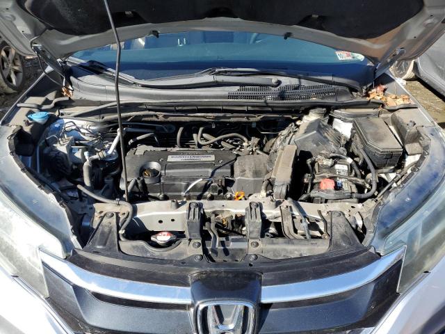 5J6RM4H34FL075237 - 2015 HONDA CR-V LX SILVER photo 11