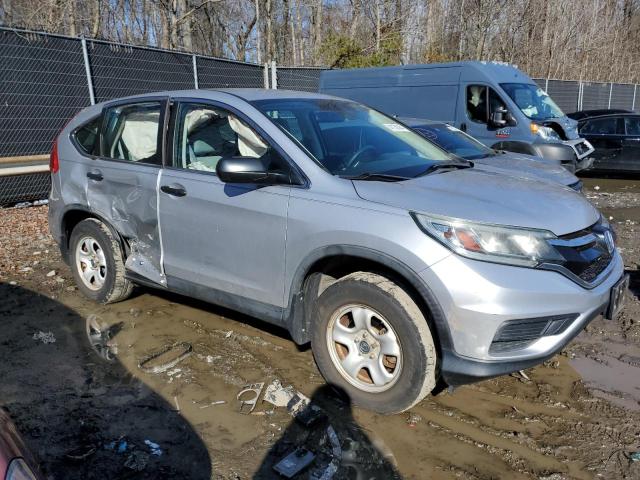 5J6RM4H34FL075237 - 2015 HONDA CR-V LX SILVER photo 4