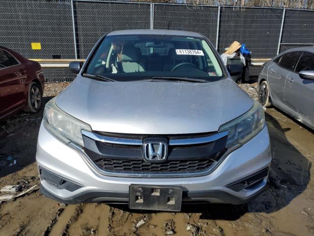 5J6RM4H34FL075237 - 2015 HONDA CR-V LX SILVER photo 5