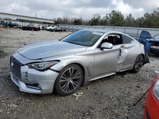 JN1EV7EKXHM361916 - 2017 INFINITI Q60 PREMIUM SILVER photo 1