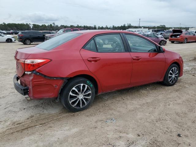 2T1BURHE4HC813344 - 2017 TOYOTA COROLLA L RED photo 3