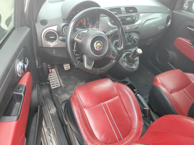 3C3CFFFH2DT744031 - 2013 FIAT 500 ABARTH GRAY photo 8