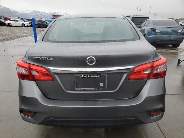 3N1AB7AP5KY299726 - 2019 NISSAN SENTRA S GRAY photo 6