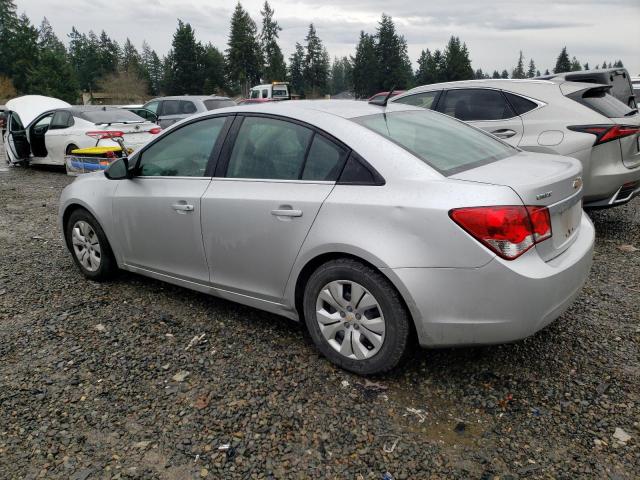 1G1PC5SH1C7394845 - 2012 CHEVROLET CRUZE LS SILVER photo 2