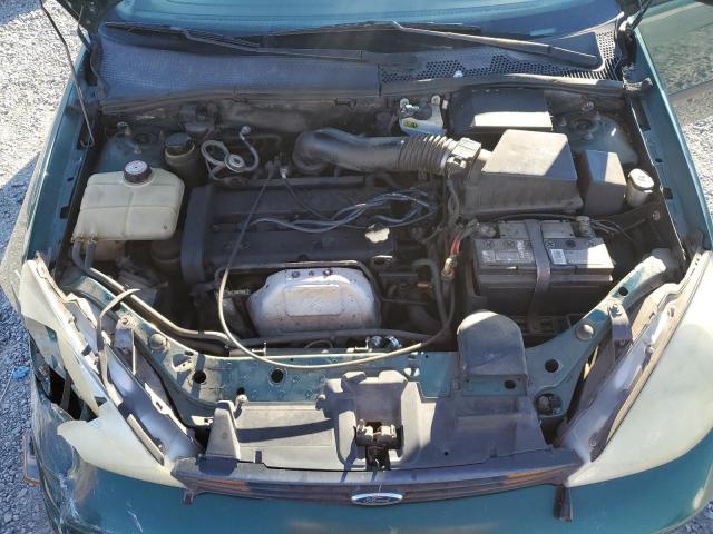 3FAFP31301R190650 - 2001 FORD FOCUS ZX3 GREEN photo 11