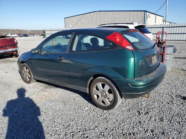 3FAFP31301R190650 - 2001 FORD FOCUS ZX3 GREEN photo 2