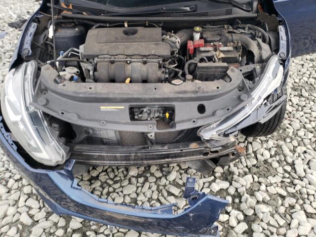 3N1AB7AP1HL669186 - 2017 NISSAN SENTRA S BLUE photo 11