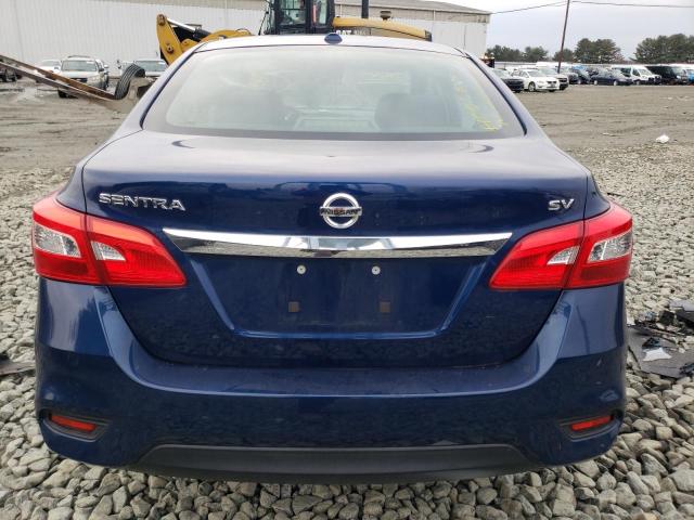 3N1AB7AP1HL669186 - 2017 NISSAN SENTRA S BLUE photo 6