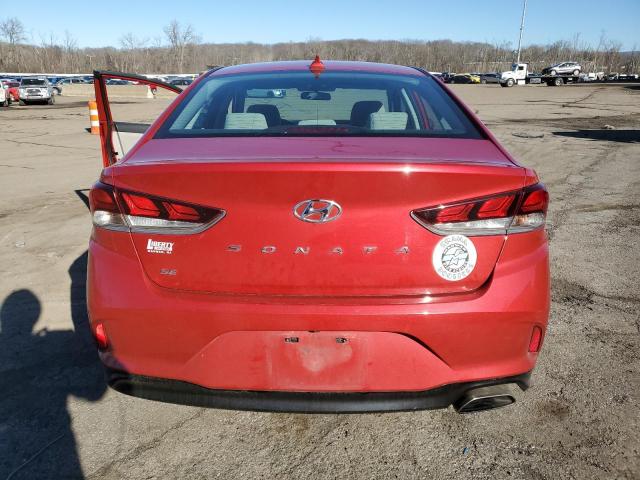 5NPE24AF7KH807258 - 2019 HYUNDAI SONATA SE RED photo 6