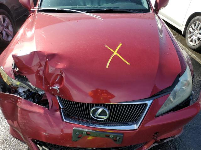 JTHBK262875026199 - 2007 LEXUS IS 250 BURGUNDY photo 11