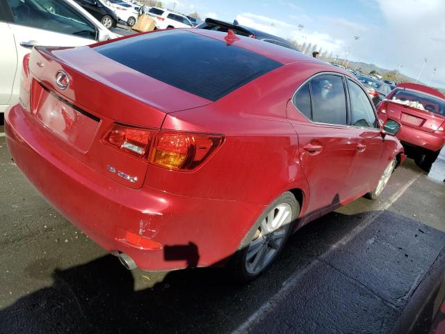 JTHBK262875026199 - 2007 LEXUS IS 250 BURGUNDY photo 3