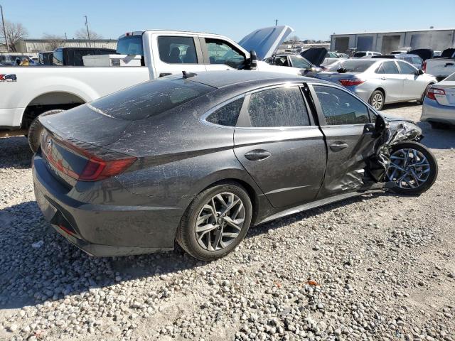 5NPEL4JA6LH031515 - 2020 HYUNDAI SONATA SEL CHARCOAL photo 3