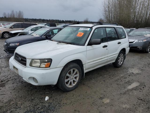 JF1SG65665H711088 - 2005 SUBARU FORESTER 2.5XS Белый фото 1