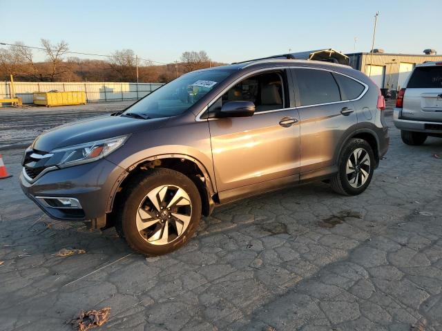 5J6RM4H96GL019404 - 2016 HONDA CR-V TOURING GRAY photo 1