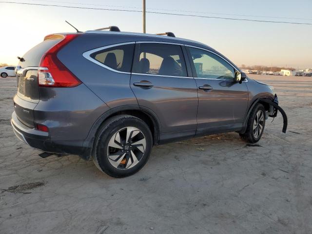 5J6RM4H96GL019404 - 2016 HONDA CR-V TOURING GRAY photo 3