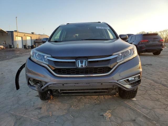 5J6RM4H96GL019404 - 2016 HONDA CR-V TOURING GRAY photo 5