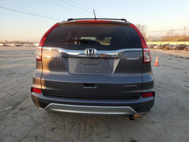 5J6RM4H96GL019404 - 2016 HONDA CR-V TOURING GRAY photo 6