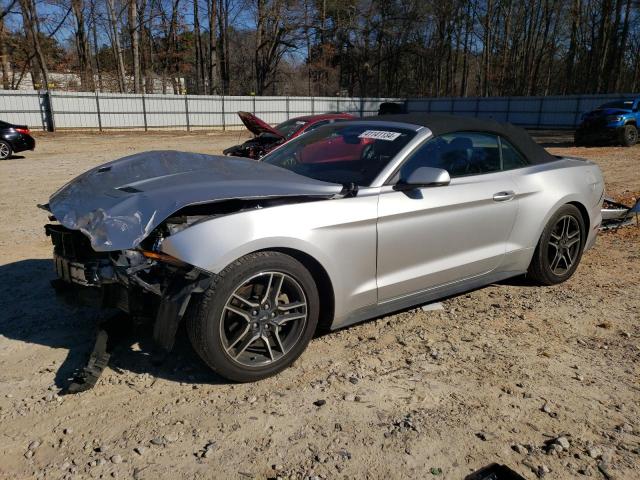 1FATP8UH4J5115251 - 2018 FORD MUSTANG SILVER photo 1