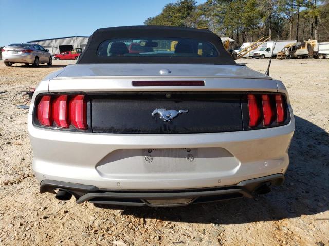 1FATP8UH4J5115251 - 2018 FORD MUSTANG SILVER photo 6