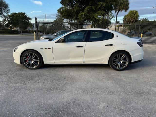 ZAM57RSA4G1169708 - 2016 MASERATI GHIBLI S WHITE photo 12