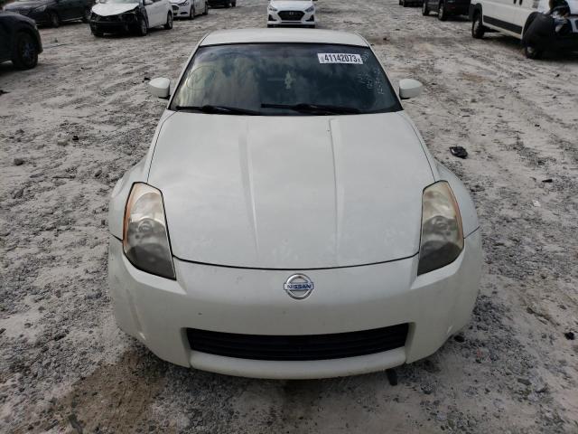 JN1AZ34E64T062737 - 2004 NISSAN 350Z COUPE WHITE photo 5