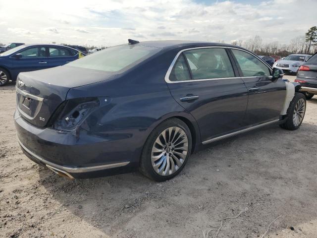 KMHG54JH8JU049237 - 2018 GENESIS G90 ULTIMATE BLUE photo 3