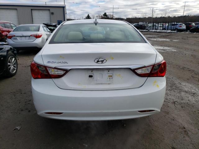 5NPEB4AC4DH804813 - 2013 HYUNDAI SONATA GLS WHITE photo 6