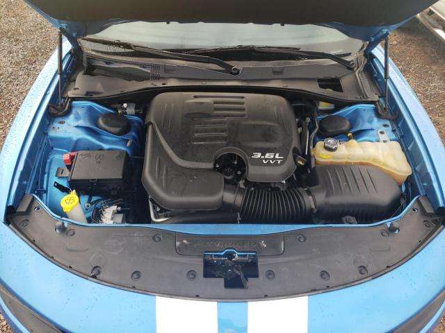 2C3CDXBG8KH700680 - 2019 DODGE CHARGER SXT BLUE photo 11