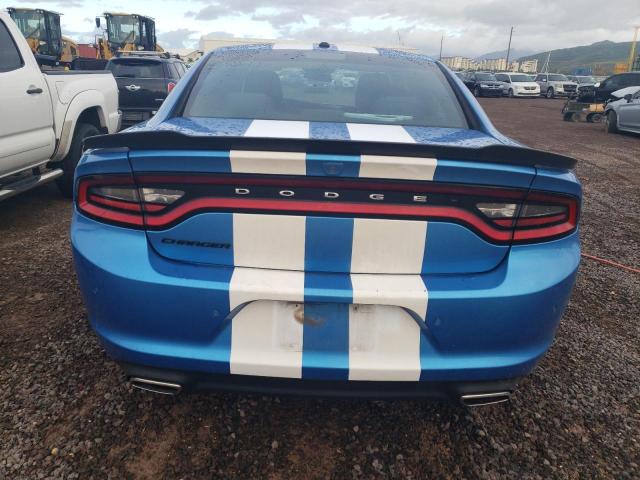 2C3CDXBG8KH700680 - 2019 DODGE CHARGER SXT BLUE photo 6