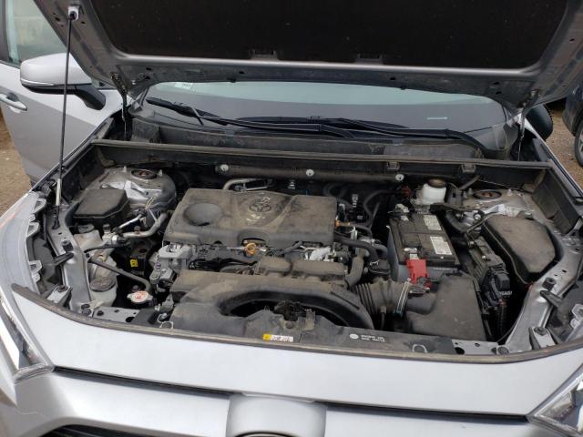 2T3C1RFV1MC093194 - 2021 TOYOTA RAV4 XLE PREMIUM SILVER photo 11